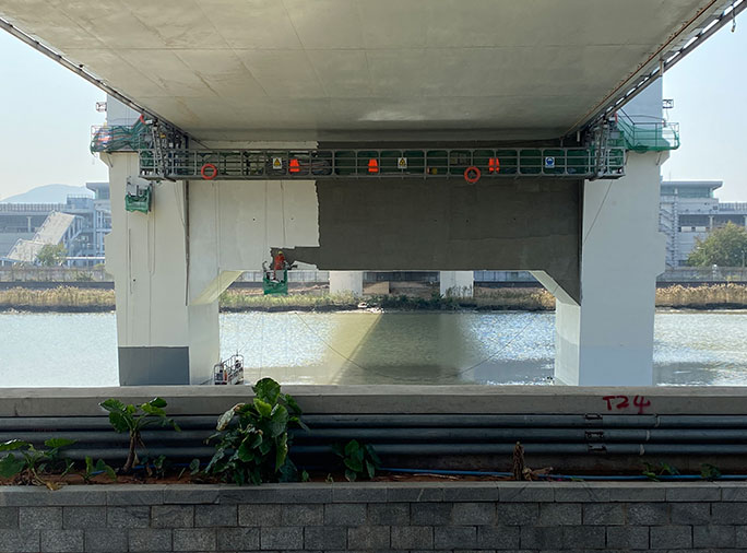 深圳福田-落馬洲通道橋J3主塔維修工程